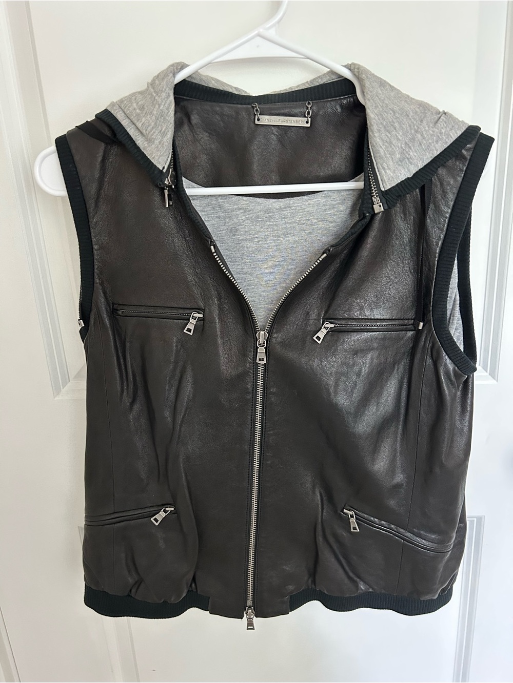 Diane Von Furstenberg Leather Vest